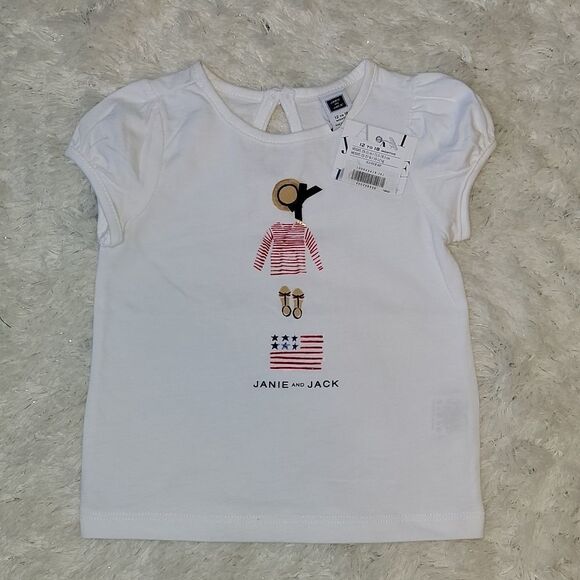 JANIE AND JACK 4-PIECE PATRIOTIC OUTFIT, SIZE 12-18 MONTHS - Picture 5 of 16